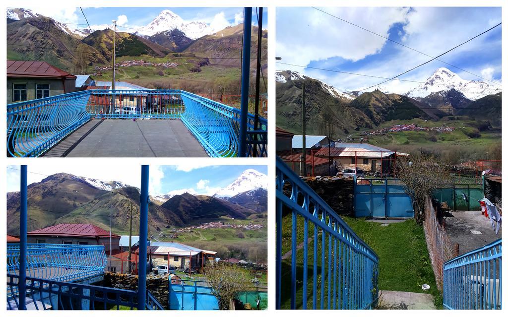 Blue Guesthouse Kazbegi Exteriör bild